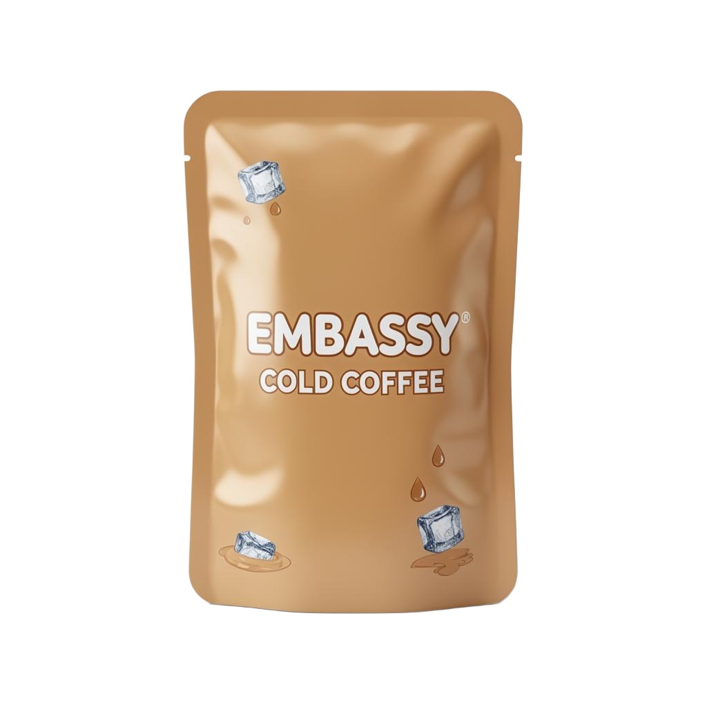 Embassy cold coffee sachet